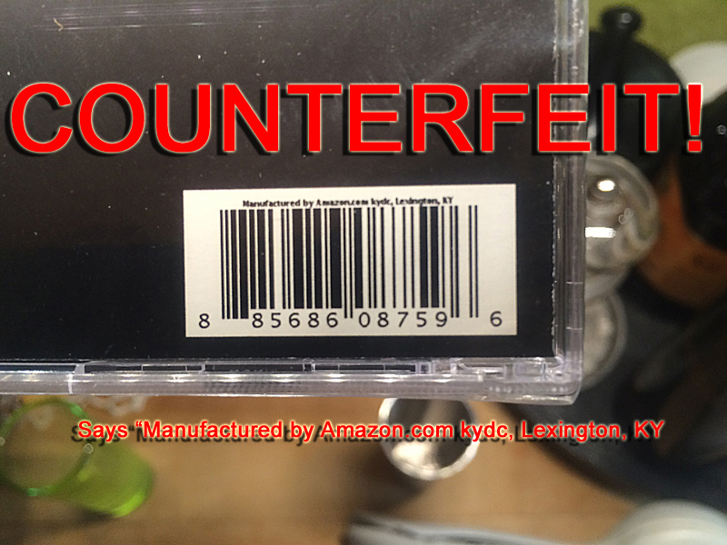 Amzon.Com Counterfeit CDs